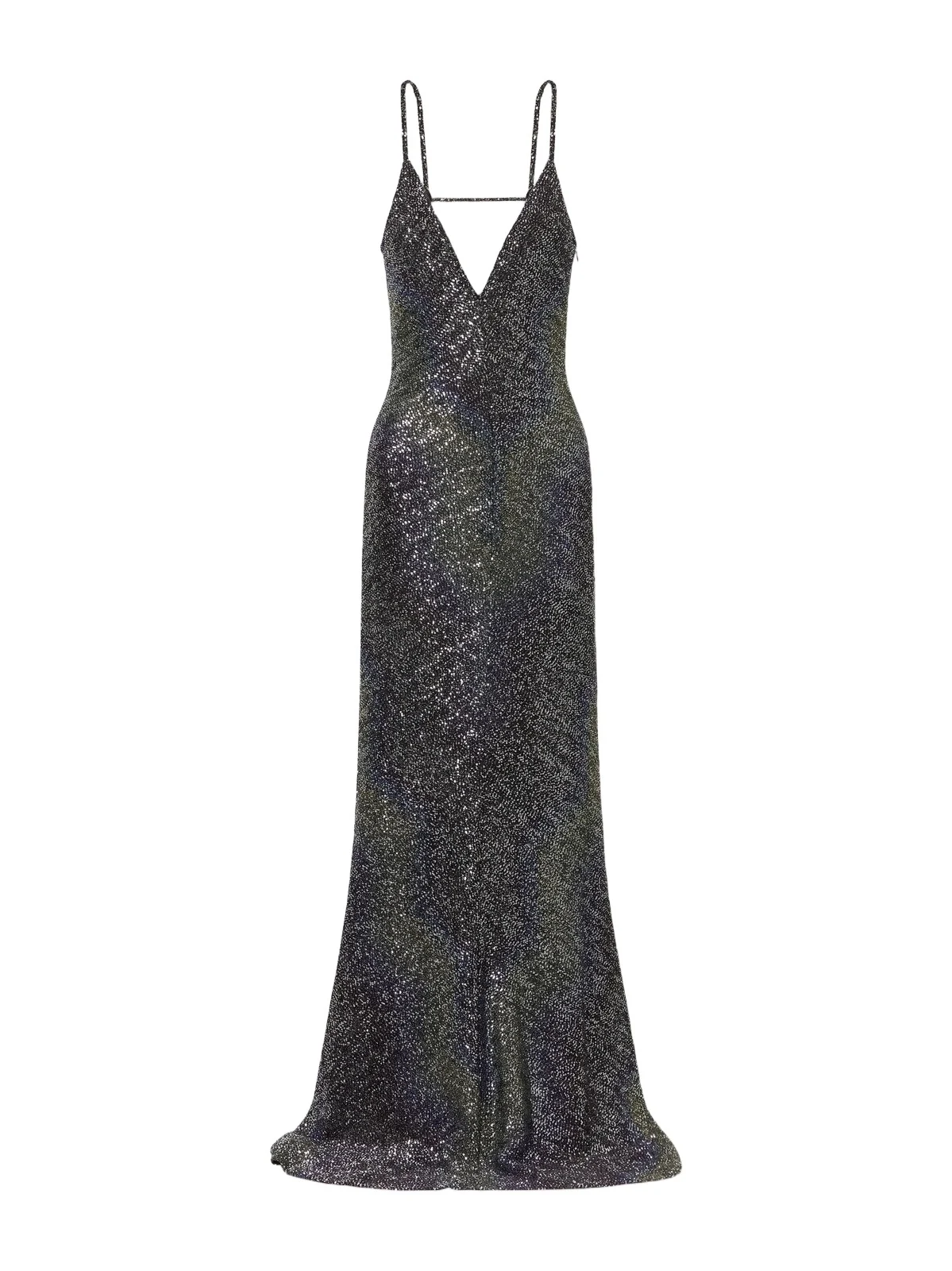 Sequin-embellished Metallic Crochet-knit Maxi Dress Sequin-embellished Metallic Crochet-knit Maxi Dress