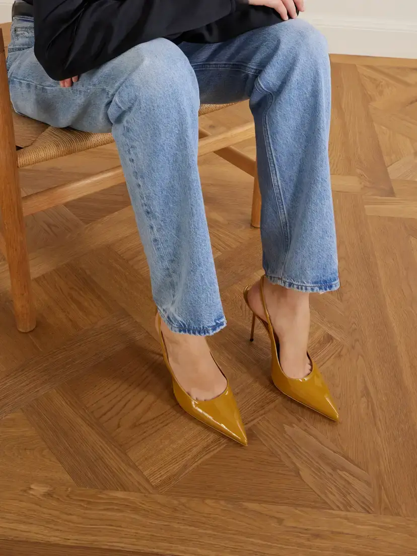 Paris Texas Lidia 105 Patent-leather Slingback Pumps | Thumbnail 2