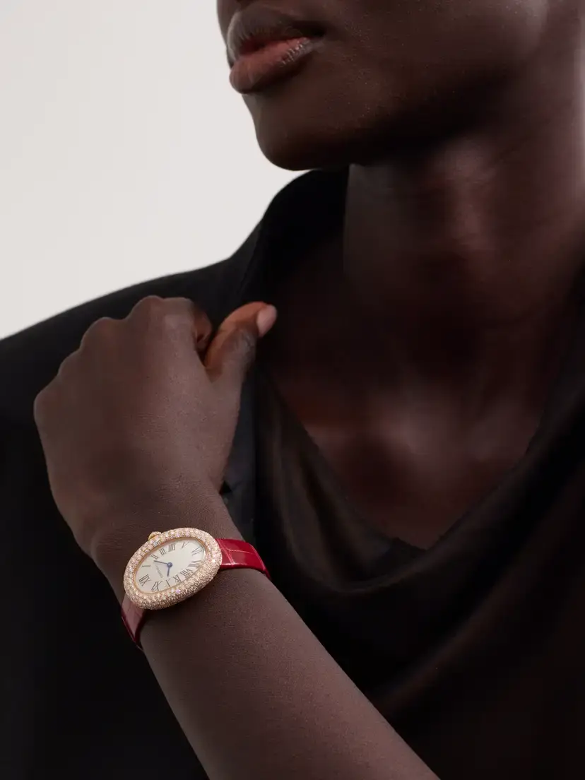 Cartier Baignoire Medium 18-karat Rose Gold Diamond Watch | Thumbnail 2 Cartier Baignoire Medium 18-karat Rose Gold Diamond Watch | Thumbnail 2