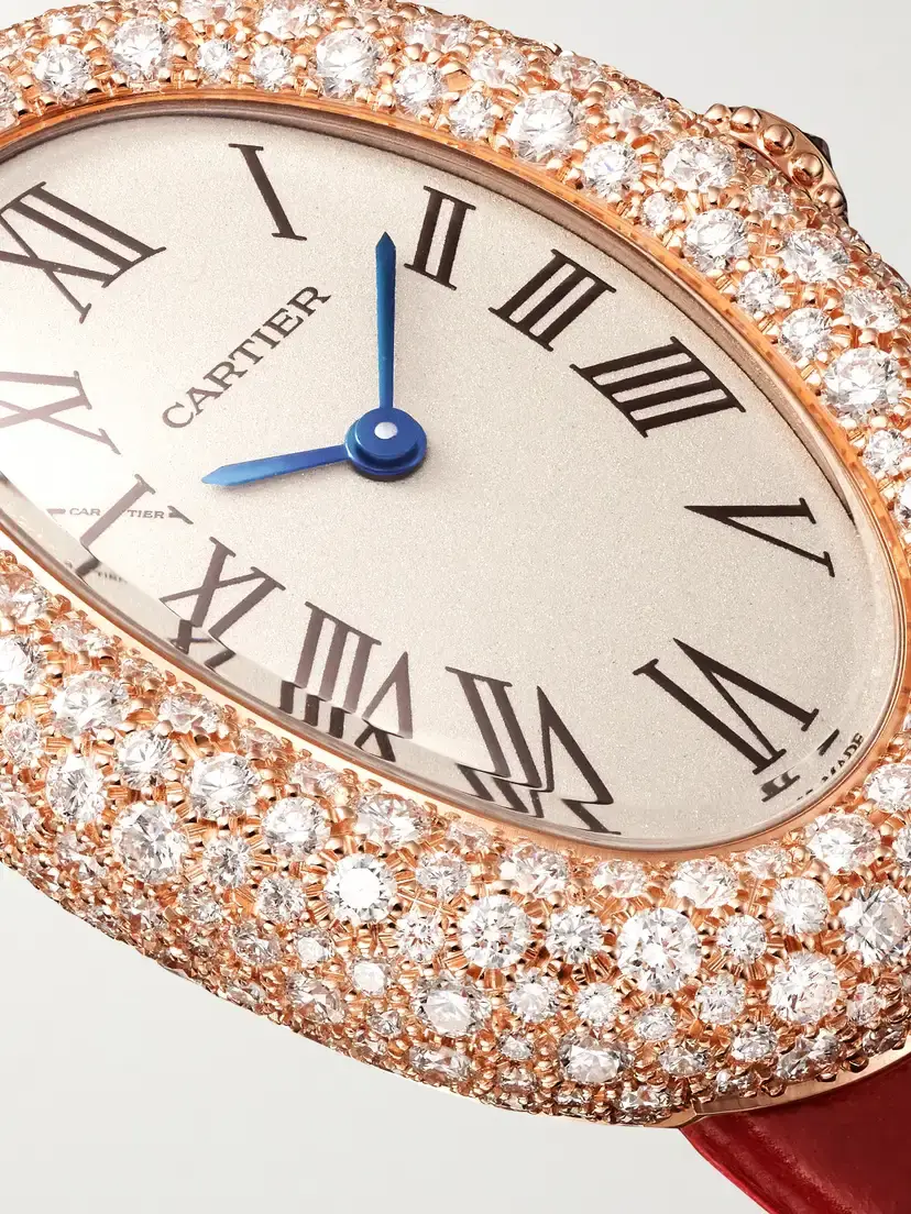Cartier Baignoire Medium 18-karat Rose Gold Diamond Watch | Thumbnail 5 Cartier Baignoire Medium 18-karat Rose Gold Diamond Watch | Thumbnail 5