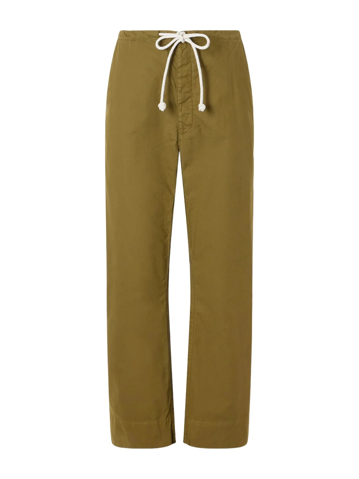 The Rope Tie Cotton Wide-leg Pants