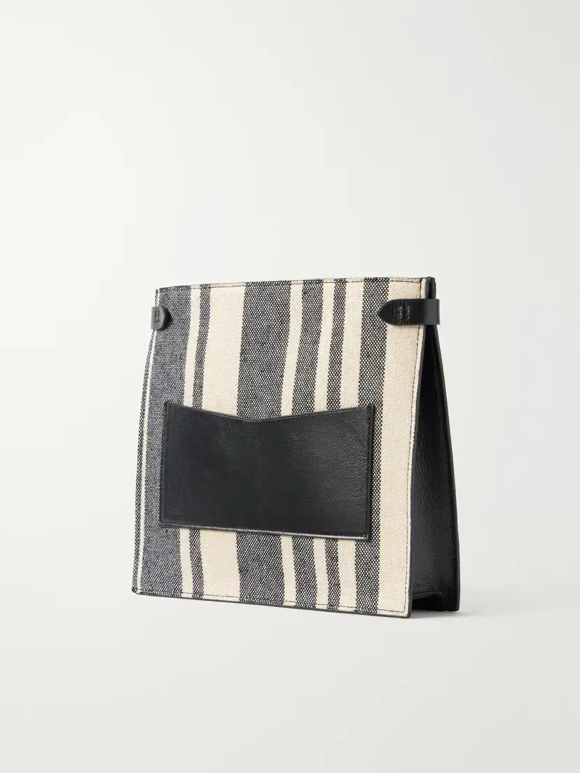 Métier Stowaway Striped Canvas Shoulder Bag | Thumbnail 4 Métier Stowaway Striped Canvas Shoulder Bag | Thumbnail 4