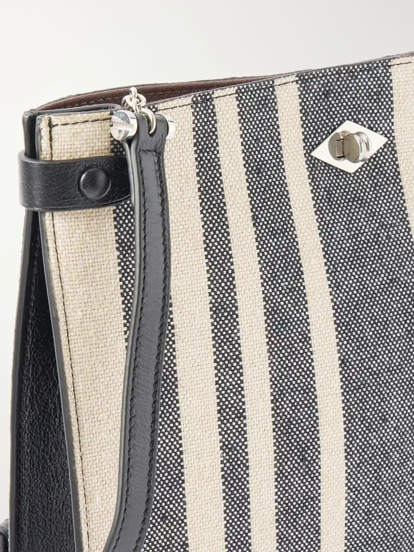 Métier Stowaway Striped Canvas Shoulder Bag | Thumbnail 5 Métier Stowaway Striped Canvas Shoulder Bag | Thumbnail 5