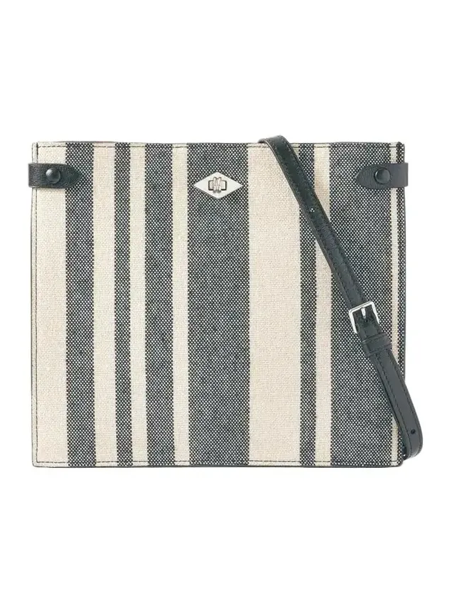 Métier Stowaway Striped Canvas Shoulder Bag