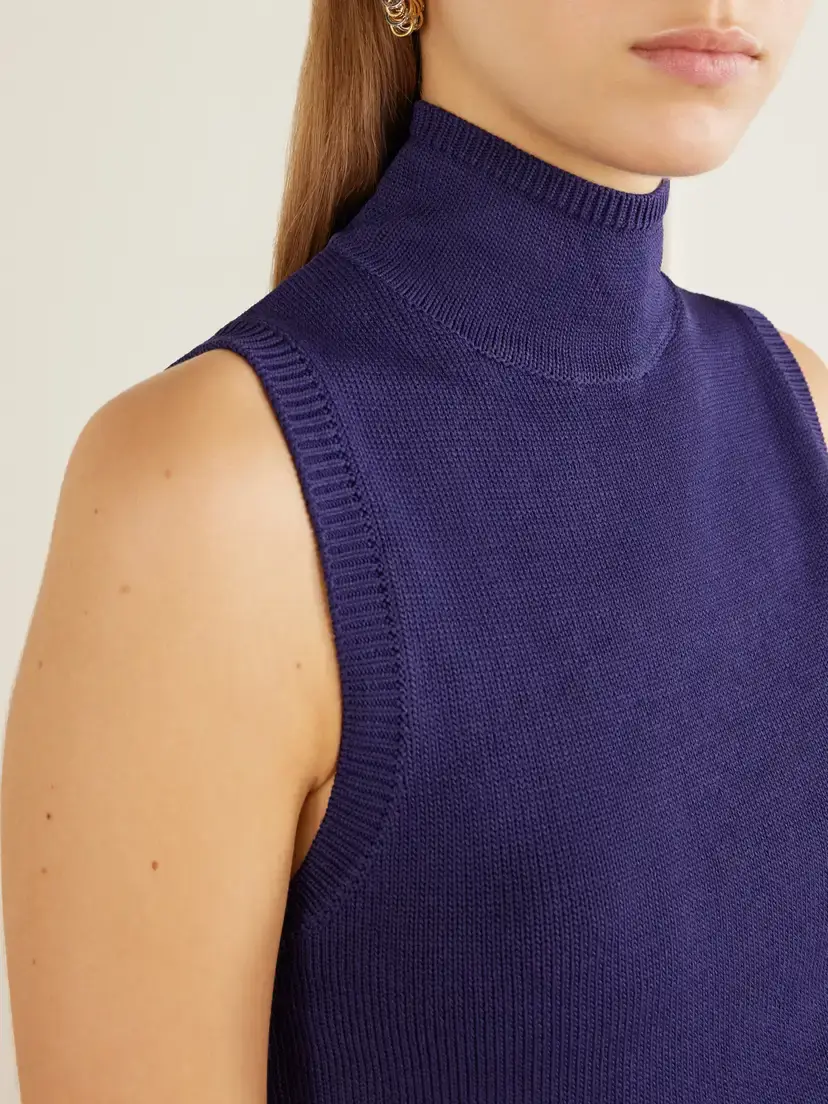 Staud Montclair Knitted Turtleneck Top | Thumbnail 4