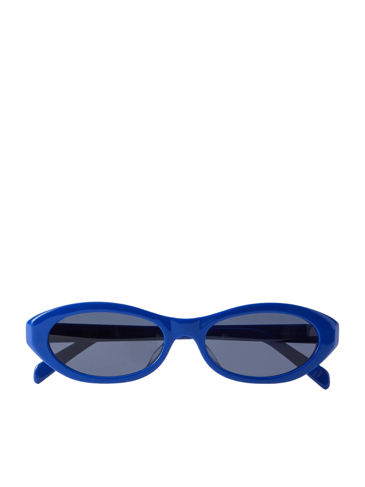 CELINE Eyewear Triomphe Mini Oval-frame Acetate Sunglasses