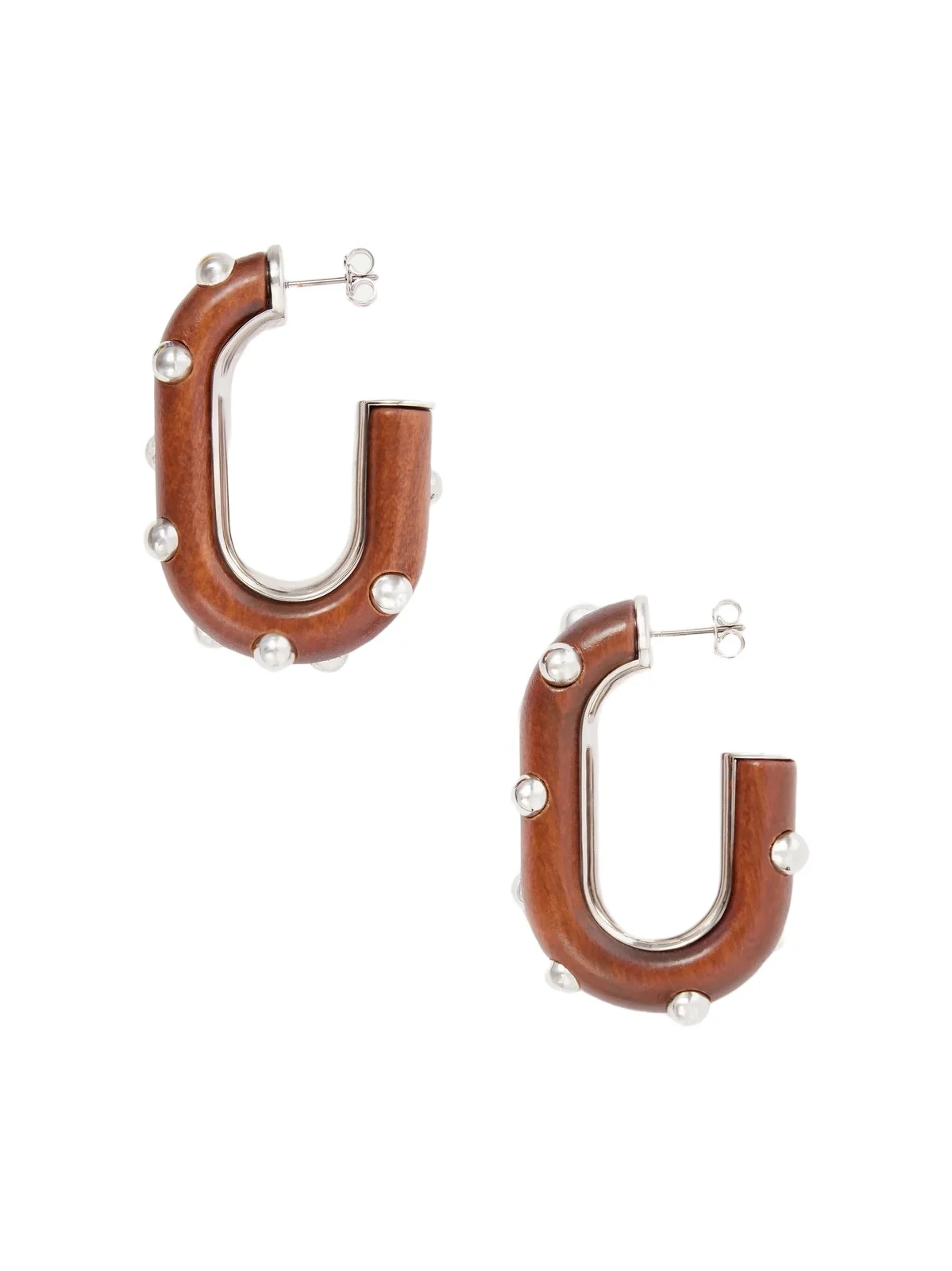 Embellished Silver-tone Earrings Embellished Silver-tone Earrings