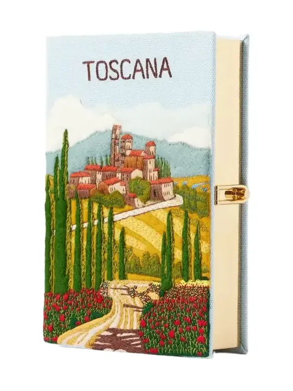 Toscana Embroidered Canvas Clutch Toscana Embroidered Canvas Clutch