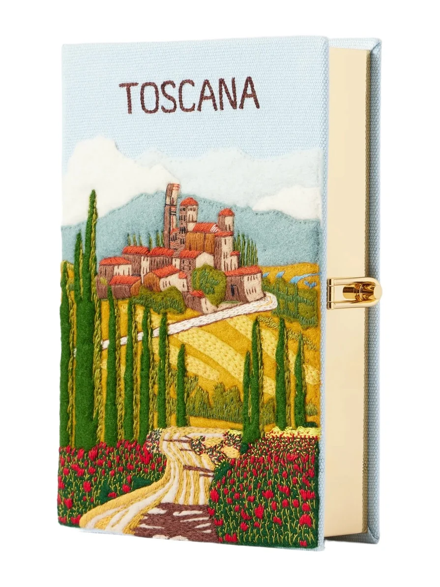 Toscana Embroidered Canvas Clutch Toscana Embroidered Canvas Clutch