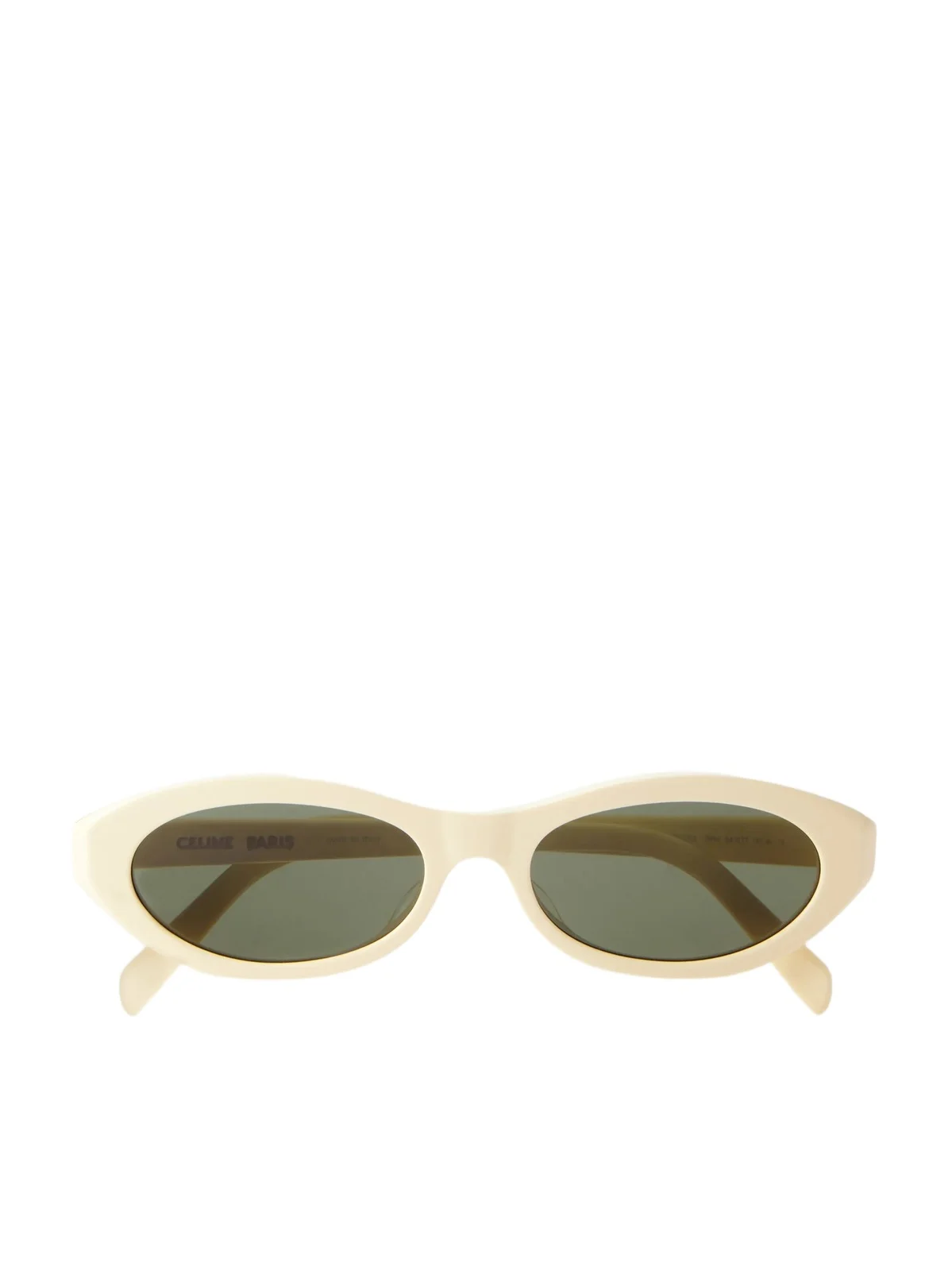 CELINE Eyewear Triomphe Mini Oval-frame Acetate Sunglasses