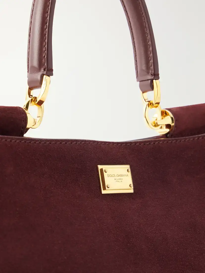 Dolce & Gabbana Vittoria Suede Tote | Thumbnail 5 Dolce & Gabbana Vittoria Suede Tote | Thumbnail 5