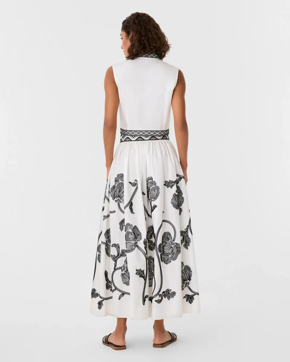 Emporio Sirenuse Andorra Top with Peony Embroidery | Thumbnail 5 Emporio Sirenuse Andorra Top with Peony Embroidery | Thumbnail 5