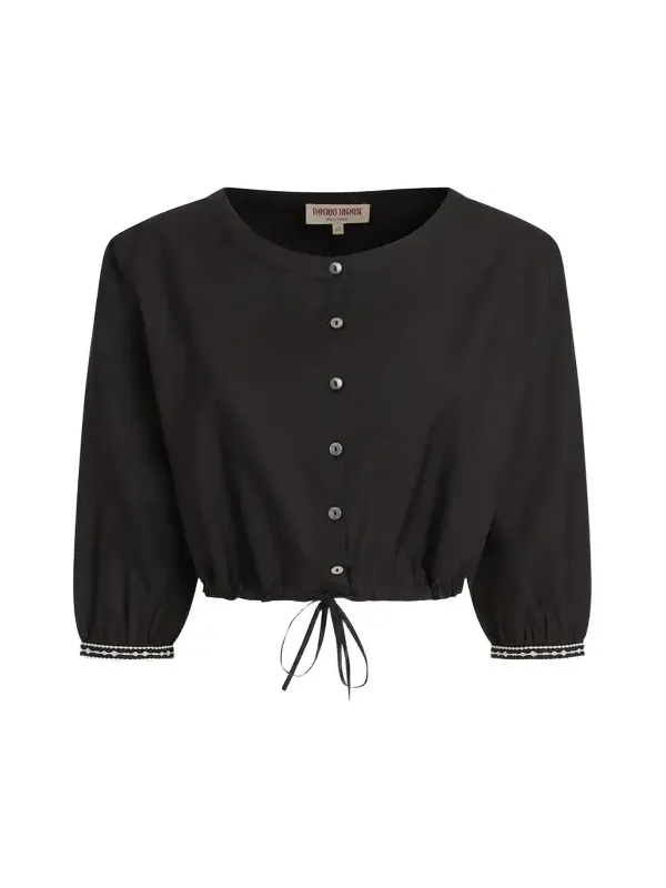 New Jinny Top with Peony Embroidery New Jinny Top with Peony Embroidery