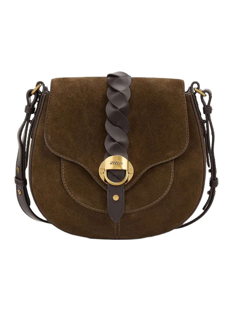 Women's Altay Small Suede & Leather Saddle Bag Women's Altay Small Suede & Leather Saddle Bag
