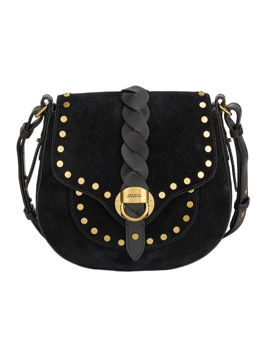 Isabel Marant Women's Altay Small Suede & Leather Saddle Bag