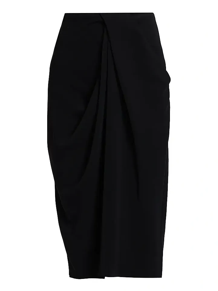 Women's Draped Midi-Skirt Women's Draped Midi-Skirt