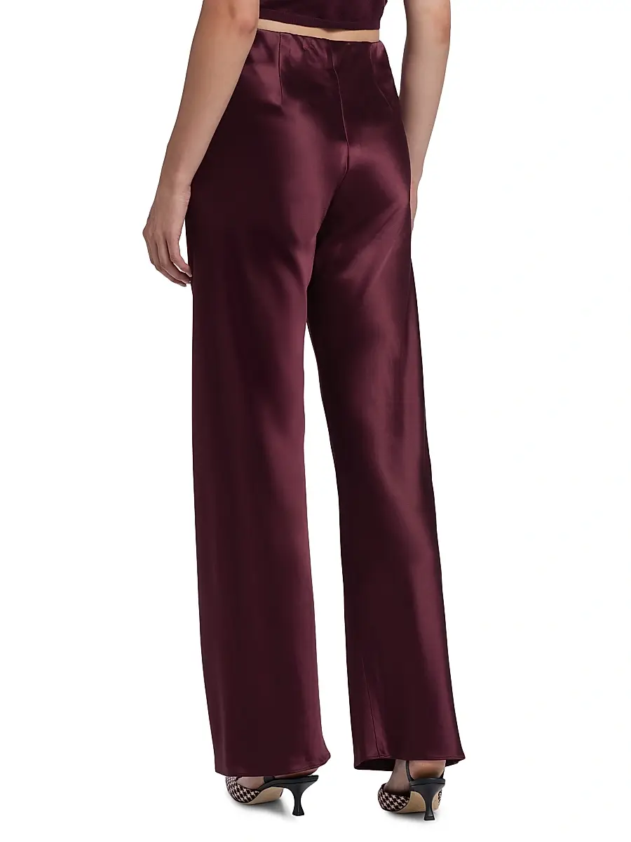 Cami NYC Women's Bristol Satin Pull-On Pants | Thumbnail 5 Cami NYC Women's Bristol Satin Pull-On Pants | Thumbnail 5