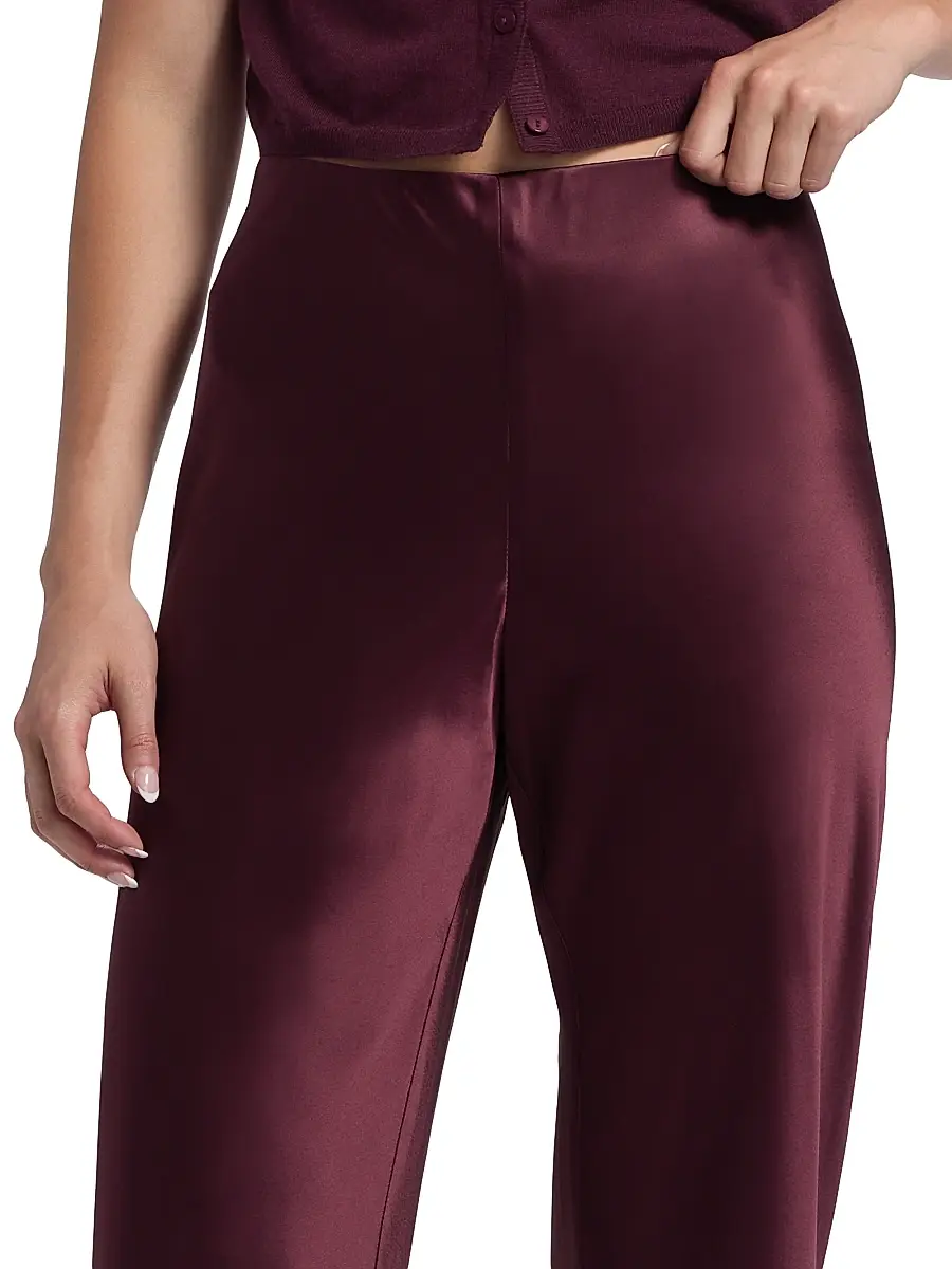 Cami NYC Women's Bristol Satin Pull-On Pants | Thumbnail 6 Cami NYC Women's Bristol Satin Pull-On Pants | Thumbnail 6