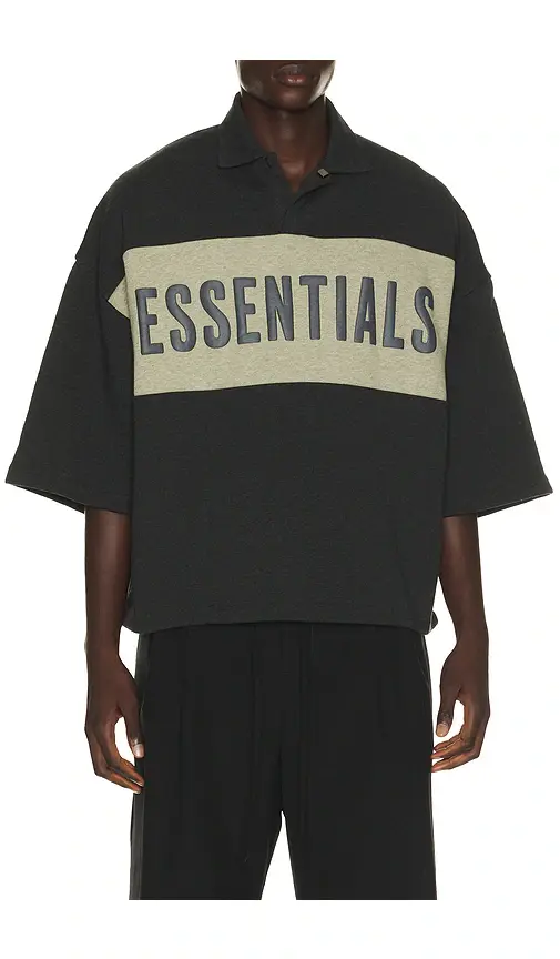 Fear of God Essentials Panelled Crop Polo | Thumbnail 5