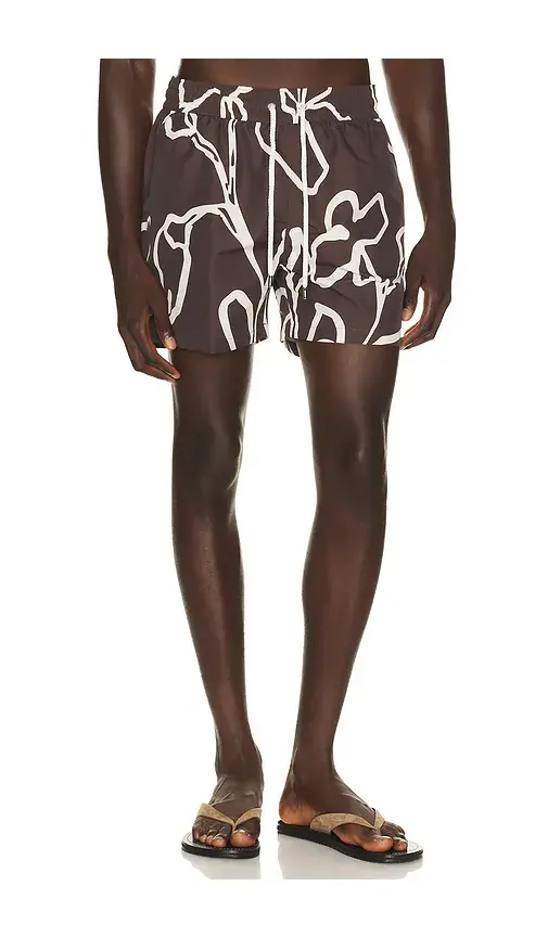Frescobol Carioca Rio Flor Print Swim Shorts | Thumbnail 5