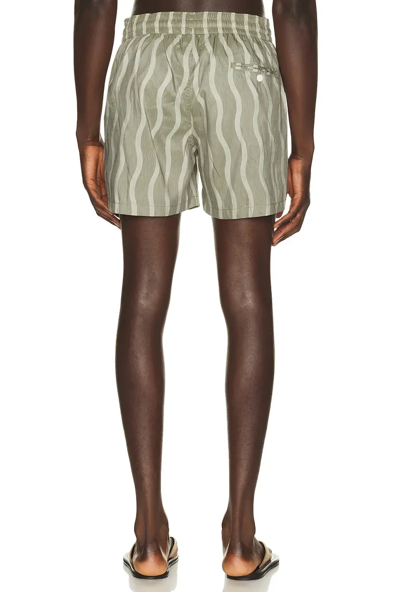 Frescobol Carioca Rio Linen Blend Cabana Wave Swim Short | Thumbnail 2 Frescobol Carioca Rio Linen Blend Cabana Wave Swim Short | Thumbnail 2
