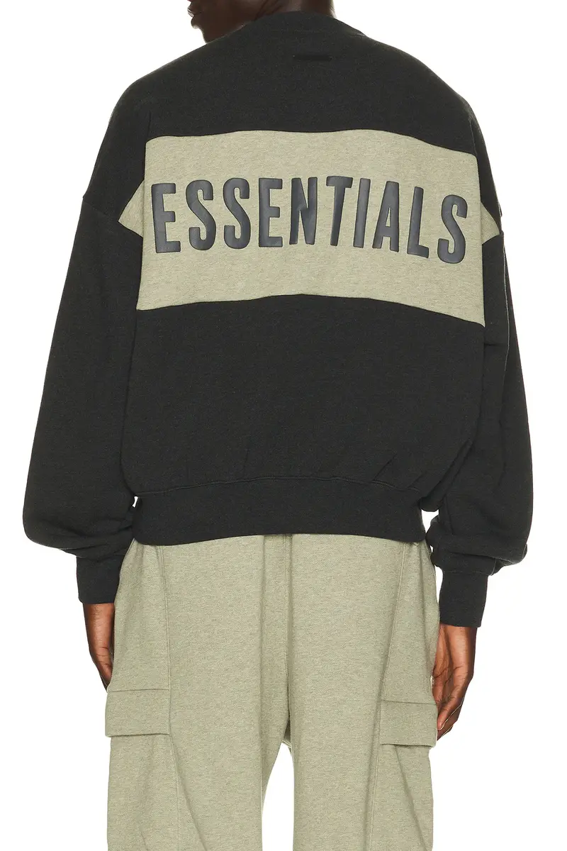 Fear of God Essentials Cropped Relaxed Panelled Sweatshirt | Thumbnail 2