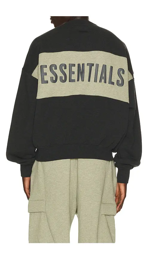 Fear of God Essentials Cropped Relaxed Panelled Sweatshirt | Thumbnail 6