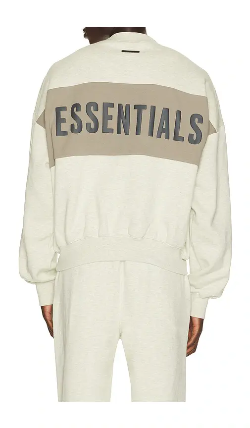Fear of God Essentials Cropped Relaxed Panelled Sweatshirt | Thumbnail 6
