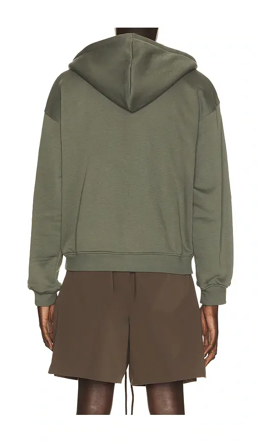 Skims Fleece Lounge Zip Up Hoodie | Thumbnail 6