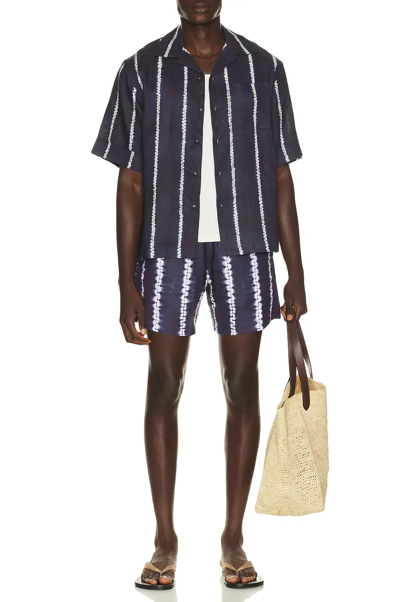 Commas Shibori Stripe Classic Swim Short | Thumbnail 3