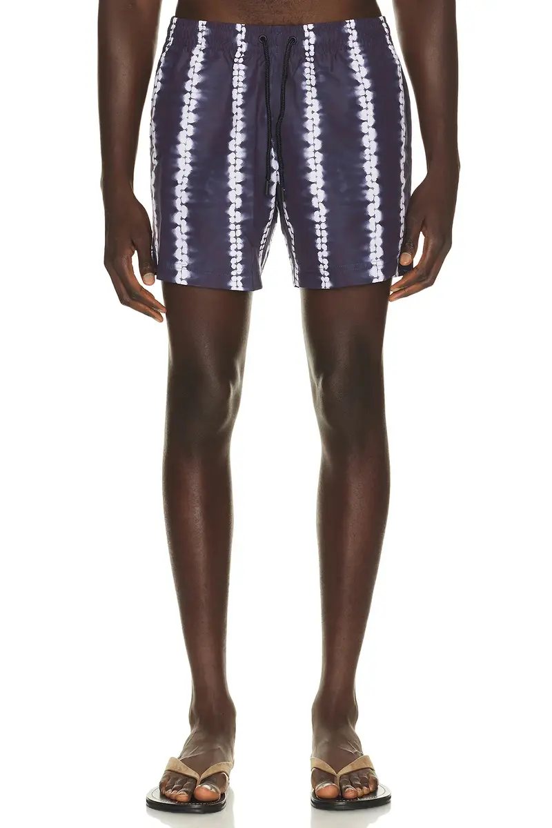 Commas Shibori Stripe Classic Swim Short | Image 1 Commas Shibori Stripe Classic Swim Short | Image 1