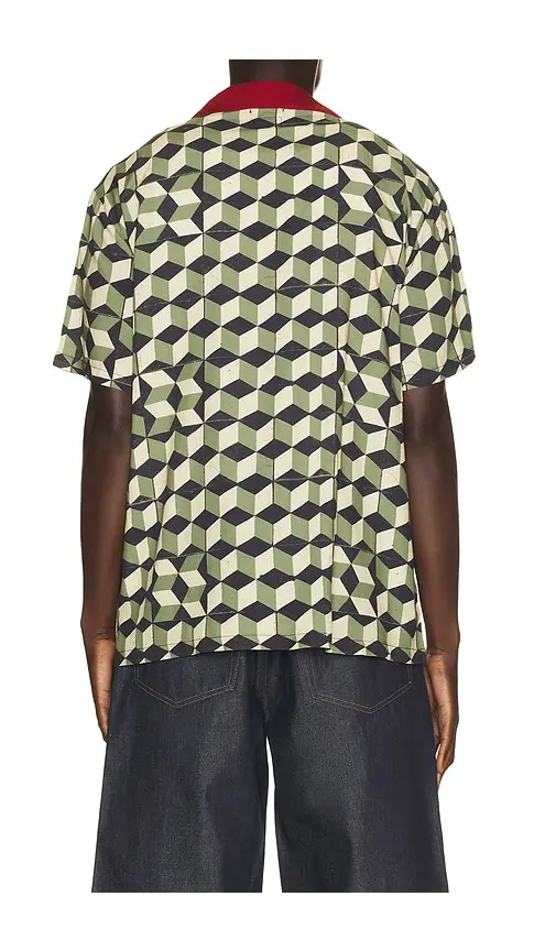 Brixton x Burger She Wrote Short Sleeve Shirt | Thumbnail 2 Brixton x Burger She Wrote Short Sleeve Shirt | Thumbnail 2