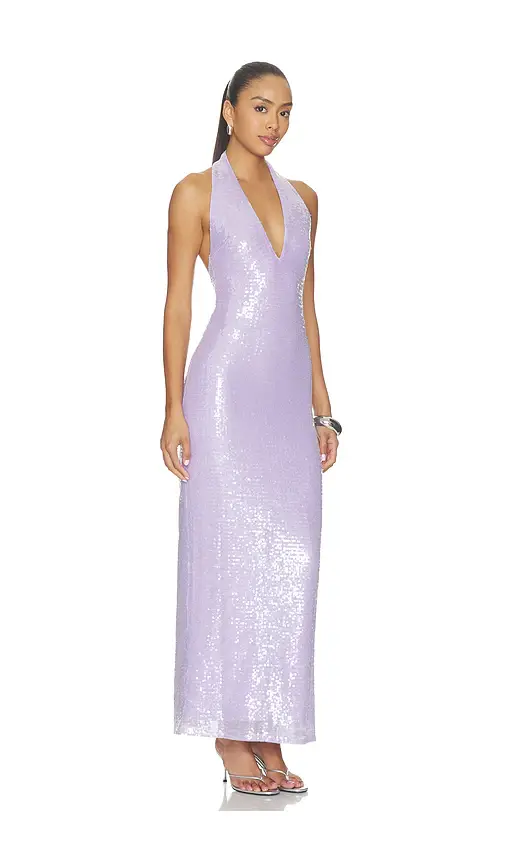 MORE TO COME Charlice Halter Gown | Thumbnail 2 MORE TO COME Charlice Halter Gown | Thumbnail 2