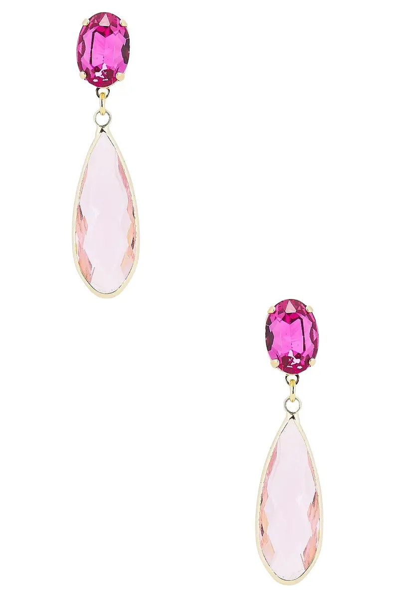 Omega Clasp Colour Drop Earrings Omega Clasp Colour Drop Earrings