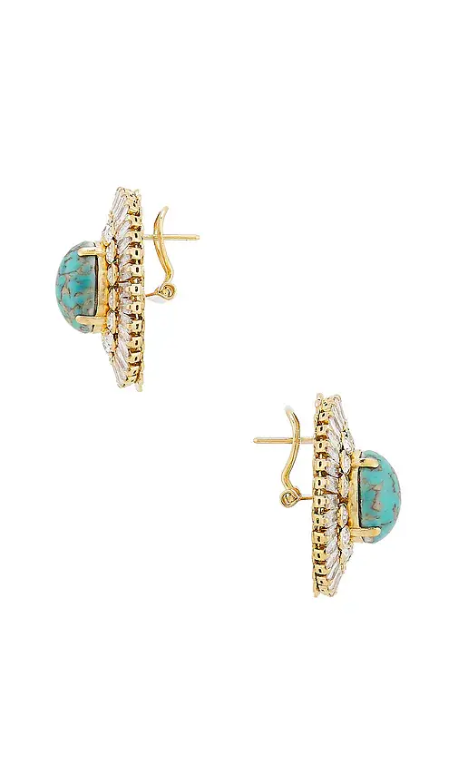 Anton Heunis Stud With Clip Oval Earrings | Thumbnail 2 Anton Heunis Stud With Clip Oval Earrings | Thumbnail 2