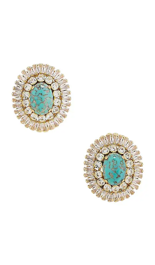 Anton Heunis Stud With Clip Oval Earrings | Image 1 Anton Heunis Stud With Clip Oval Earrings | Image 1