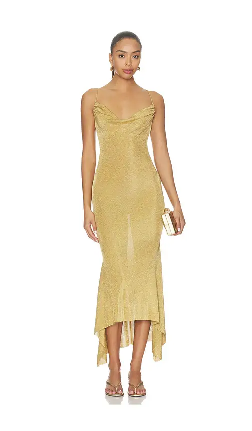 Elsie Cowl Neck Dress