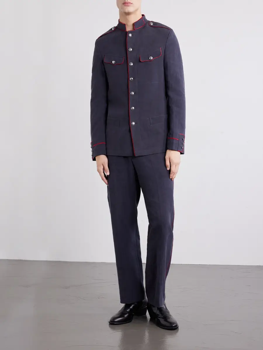 Enfants Riches Déprimés Fireman Linen Blazer - Men | Thumbnail 2 Enfants Riches Déprimés Fireman Linen Blazer - Men | Thumbnail 2