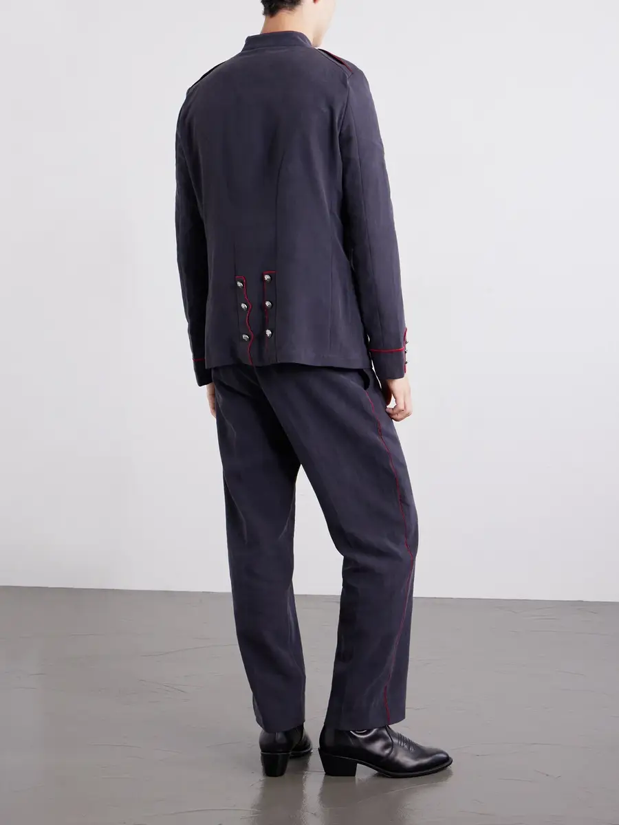 Enfants Riches Déprimés Fireman Linen Blazer - Men | Thumbnail 4 Enfants Riches Déprimés Fireman Linen Blazer - Men | Thumbnail 4