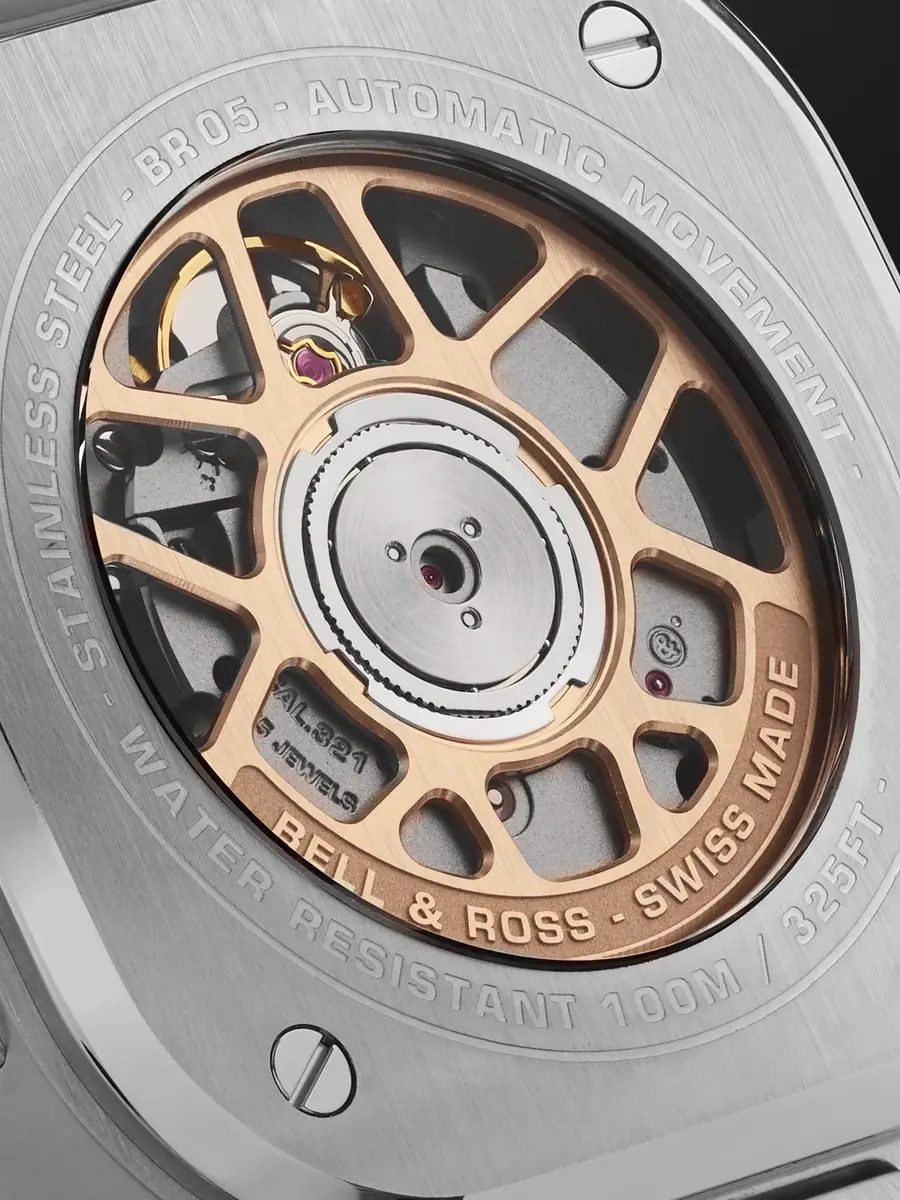 Bell & Ross BR 05 Black Steel and Gold Automatic 18-Karat Rose Gold and Steel Watch, Ref. BR05A-BL-STPG/SSG - Men | Thumbnail 3 Bell & Ross BR 05 Black Steel and Gold Automatic 18-Karat Rose Gold and Steel Watch, Ref. BR05A-BL-STPG/SSG - Men | Thumbnail 3