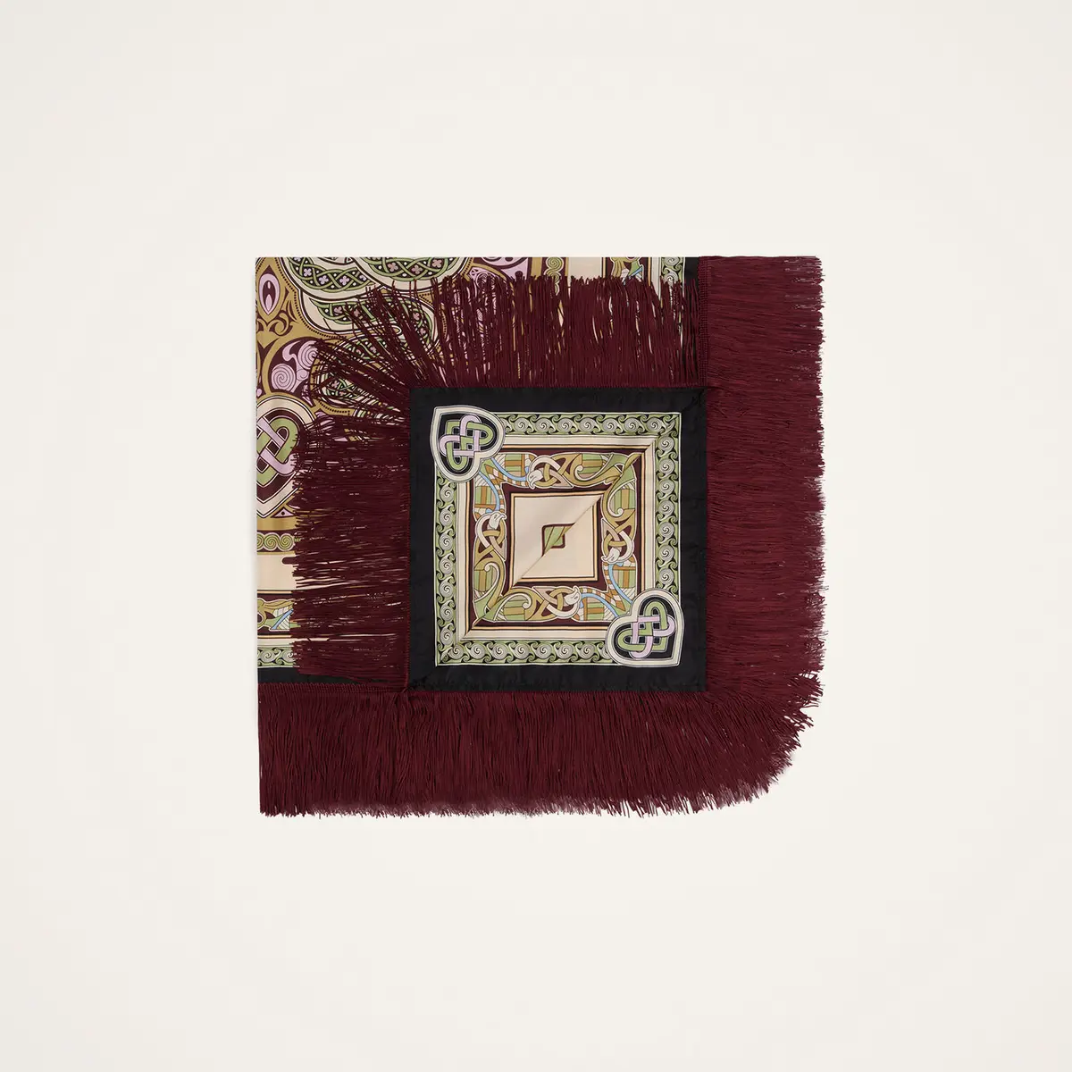 La DoubleJ Reversible Fringe Foulard 90 | Thumbnail 5