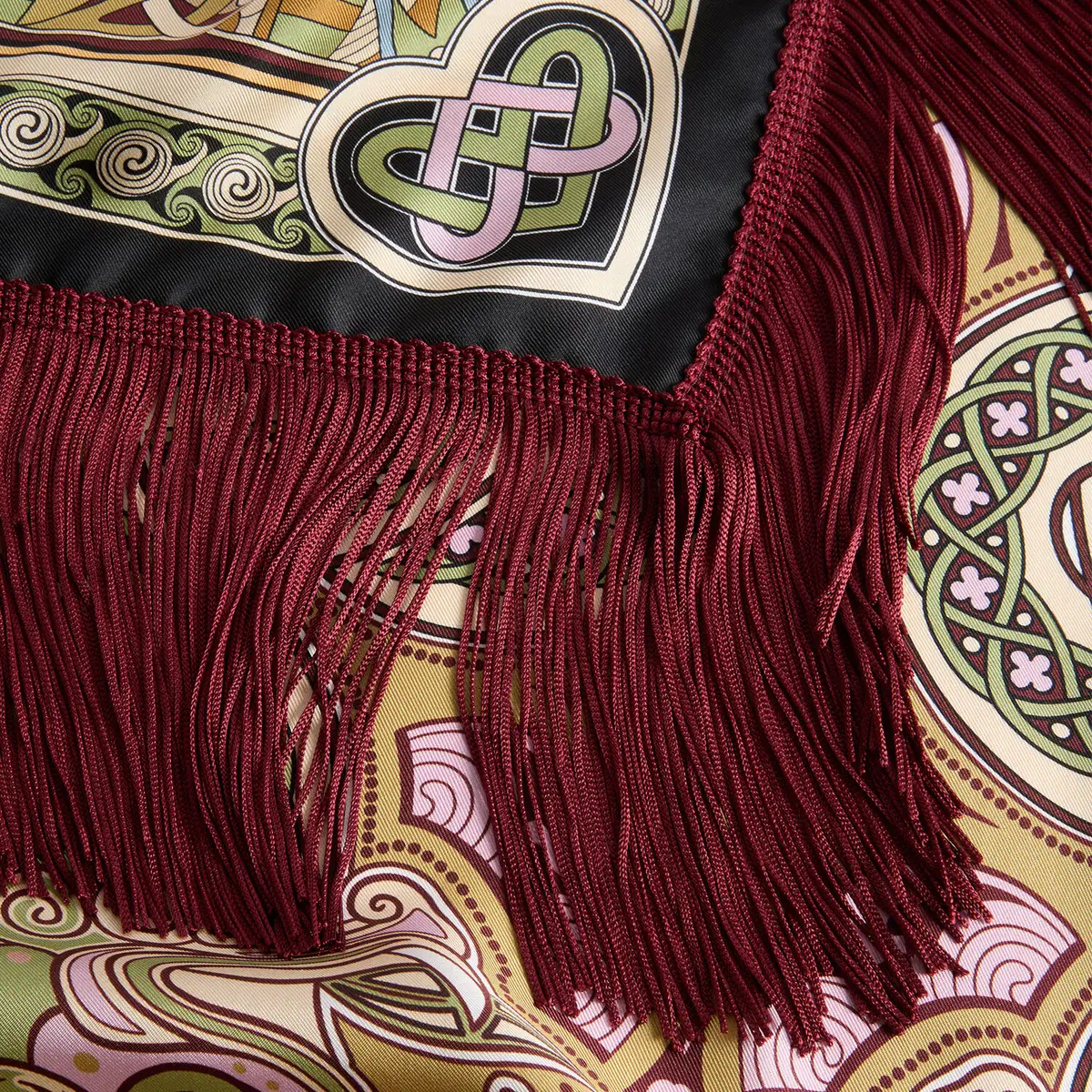 La DoubleJ Reversible Fringe Foulard 90 | Thumbnail 6