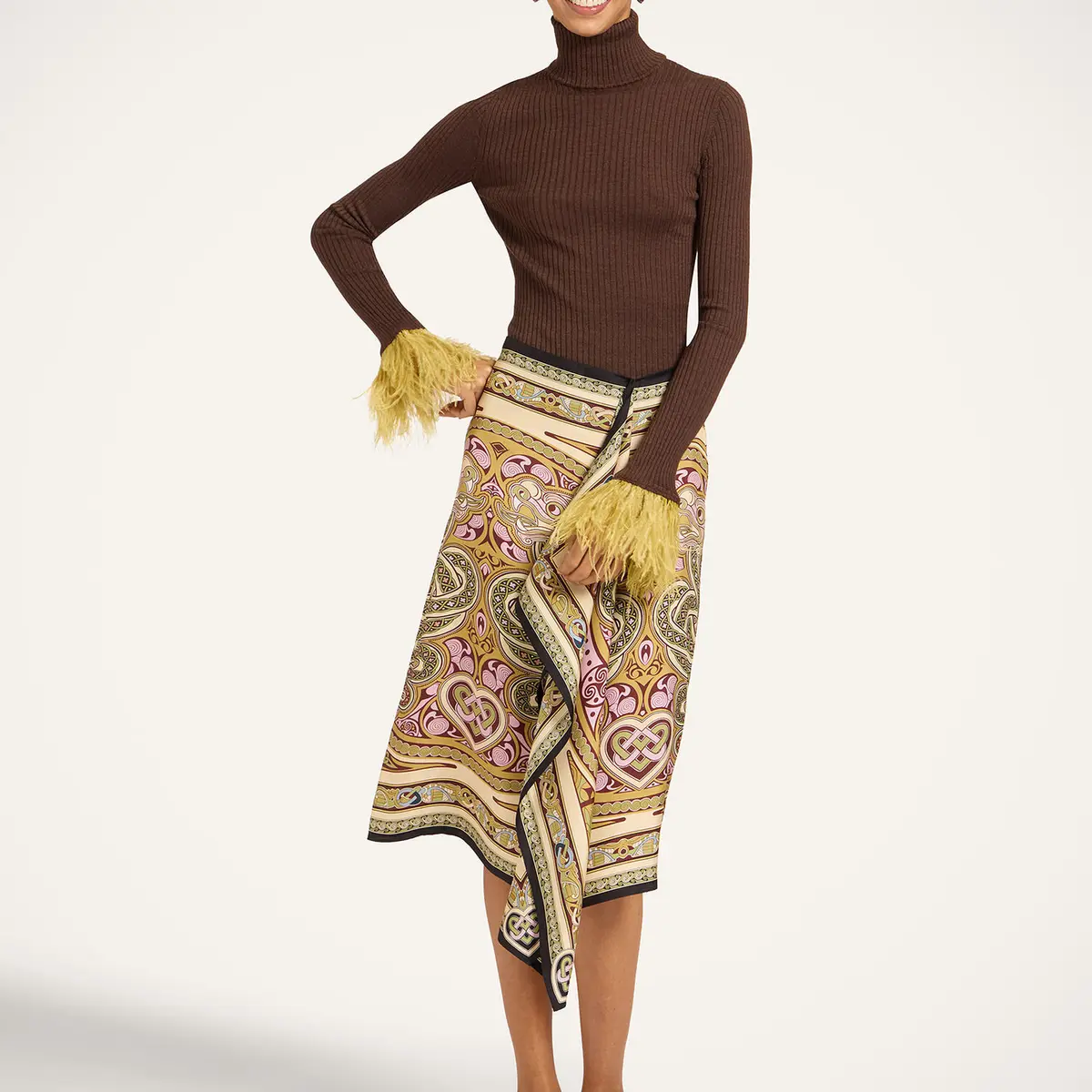 La DoubleJ Scarf Skirt | Thumbnail 5 La DoubleJ Scarf Skirt | Thumbnail 5