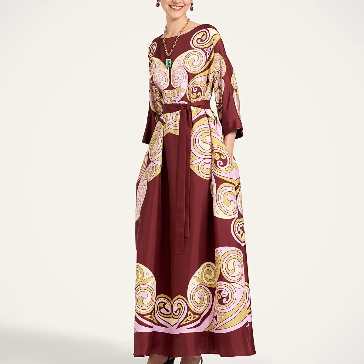 La DoubleJ Muumuu Dress Round Neck | Thumbnail 4 La DoubleJ Muumuu Dress Round Neck | Thumbnail 4