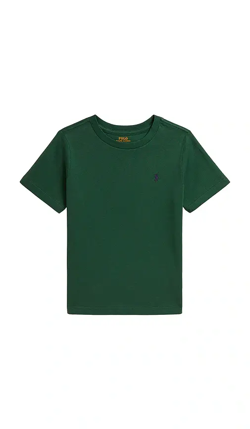 Polo Ralph Lauren Kids Short Sleeve Cotton Jersey Crewneck T-shirt | Image 1 Polo Ralph Lauren Kids Short Sleeve Cotton Jersey Crewneck T-shirt | Image 1
