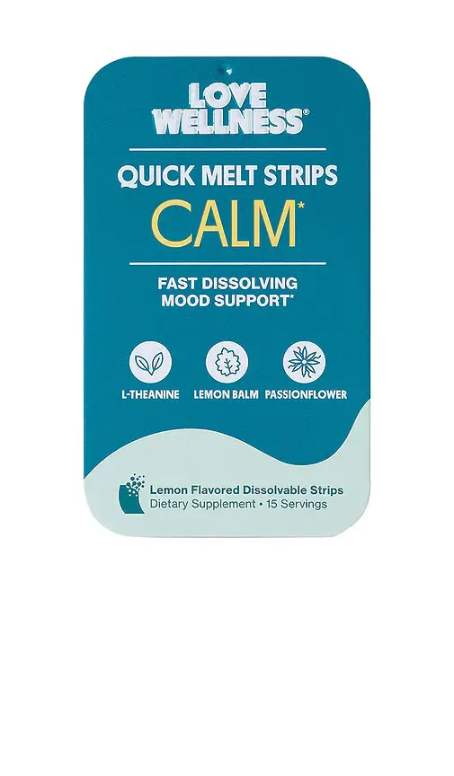 Love Wellness Quick Melt Strips Calm | Image 1 Love Wellness Quick Melt Strips Calm | Image 1
