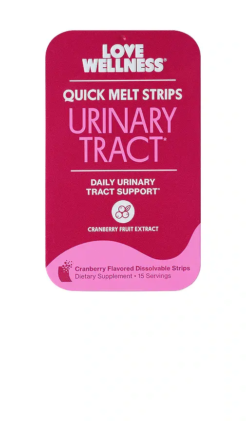 Love Wellness Quick Melt Strips Urinary Tract | Image 1 Love Wellness Quick Melt Strips Urinary Tract | Image 1