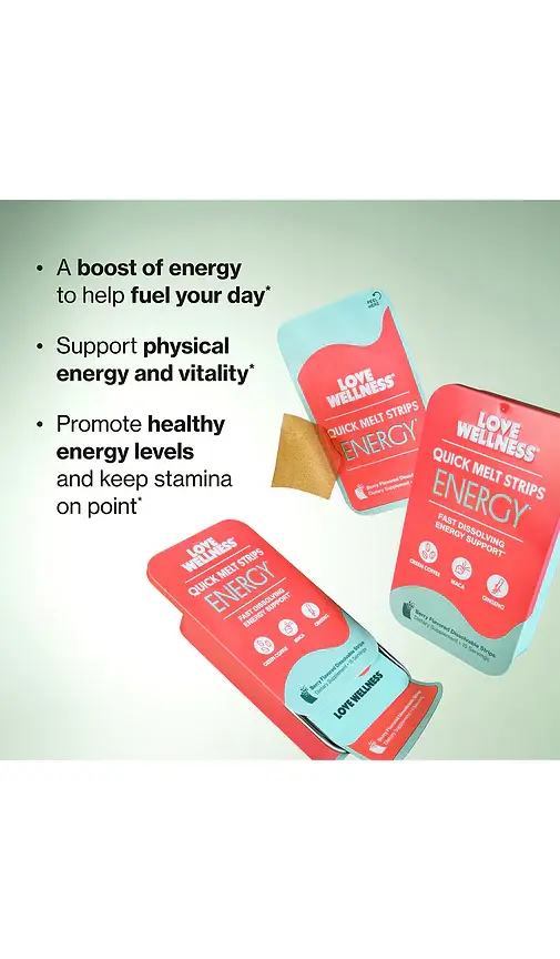 Love Wellness Quick Melt Strips Energy | Thumbnail 2 Love Wellness Quick Melt Strips Energy | Thumbnail 2