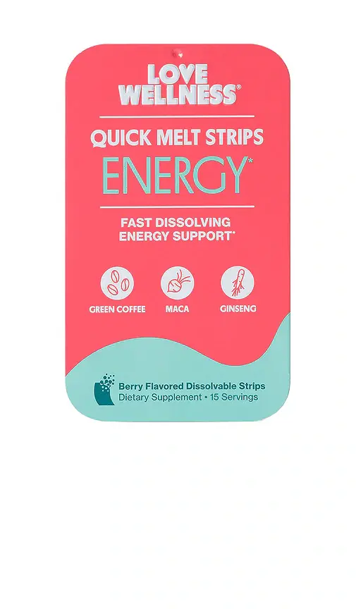 Love Wellness Quick Melt Strips Energy | Image 1 Love Wellness Quick Melt Strips Energy | Image 1