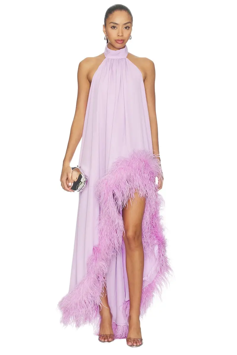 Bronx and Banco Madeline Halterneck Gown